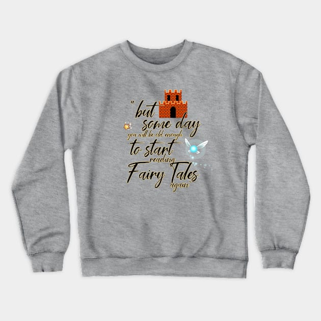 Reading Fairy Tales Again Crewneck Sweatshirt by TheWellRedMage